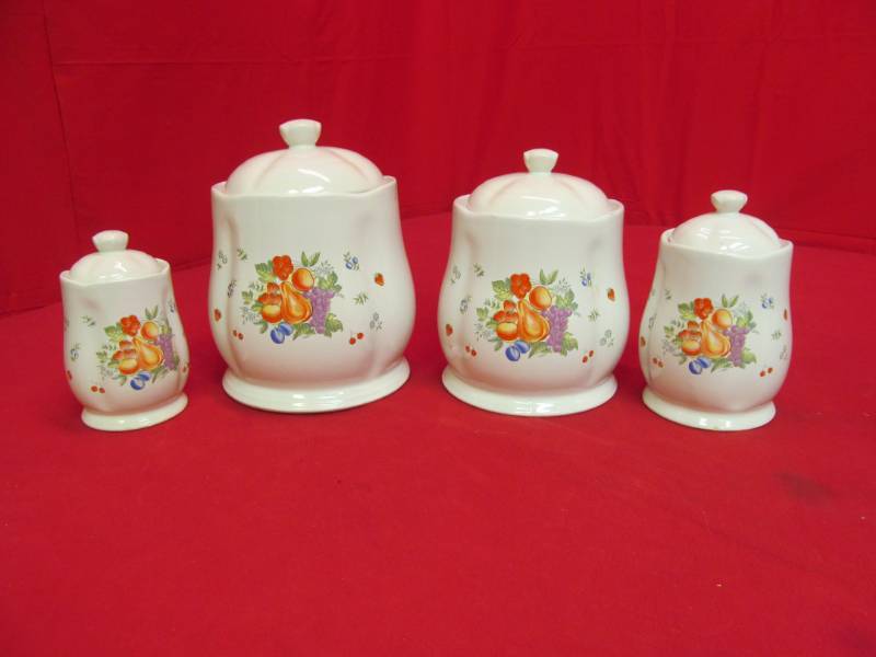 lot 134 image: kitchen canister