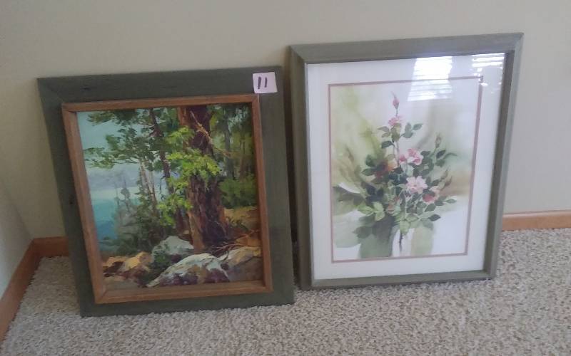 lot 11 image: 2-Paintings By Rose Edin (18x22)