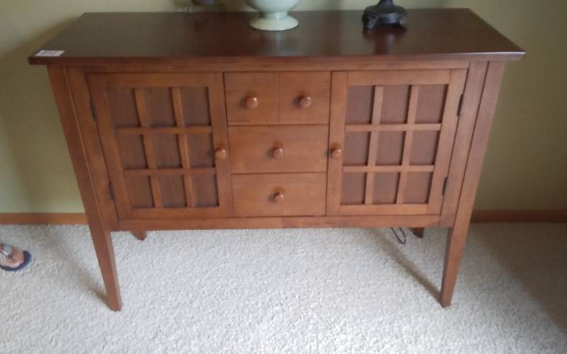 lot 64 image: Storage Cabinet Buffet (48x18x36)