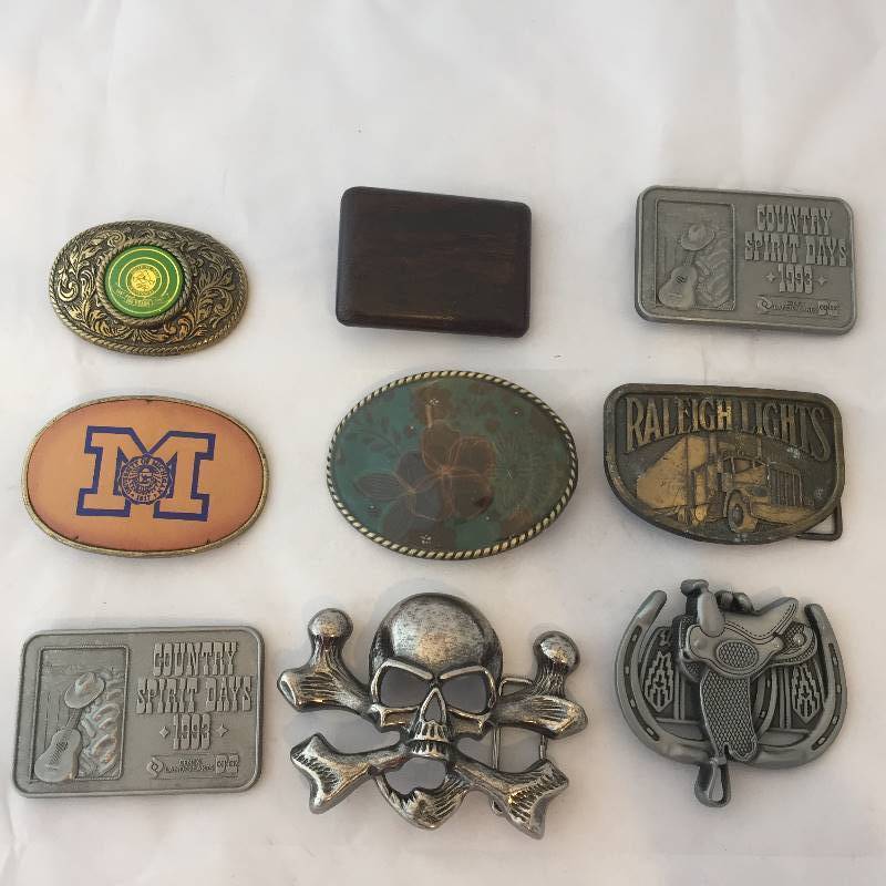 lot 319 image: Belt Buckles