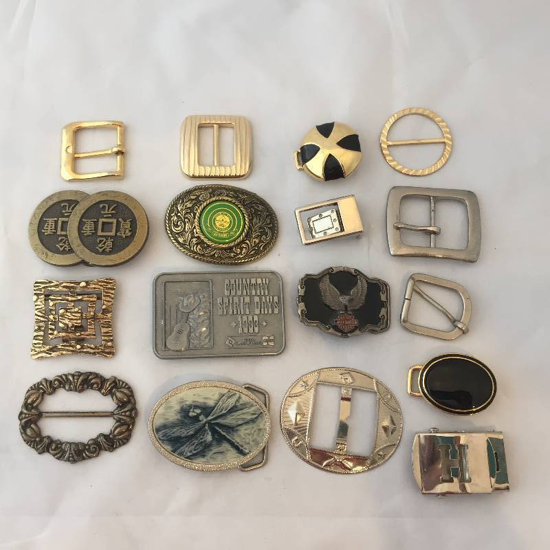 lot 393 image: Belt Buckles