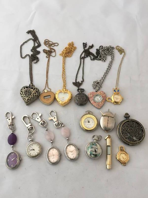lot 251 image: Watches -  Necklaces, Keychains, Pendants
