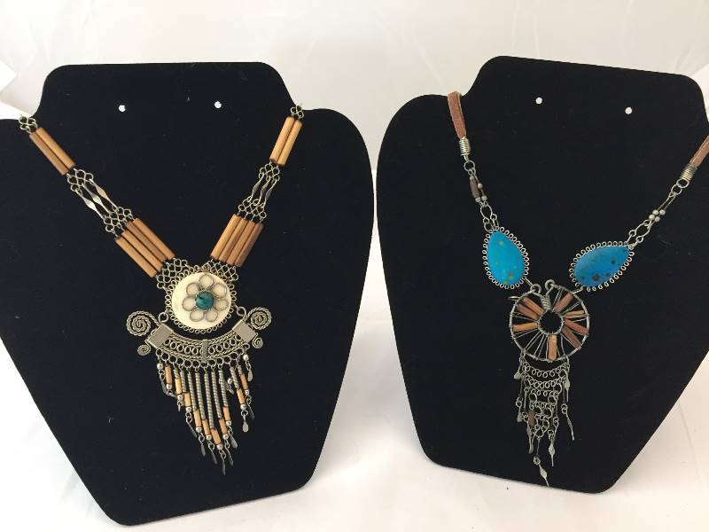 lot 201 image: Necklaces - Silver Filagree