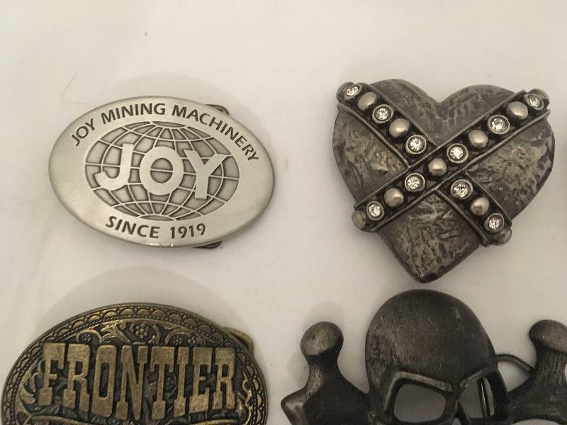 lot 329 image: Belt Buckles