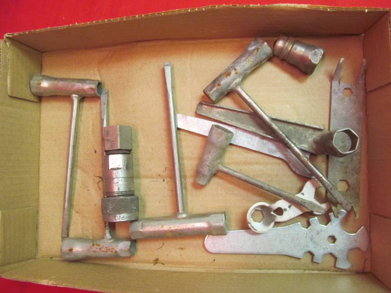 Group of Vintage Wheel Cover Wrenches