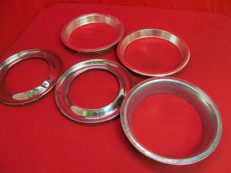 Variety of Vintage Wheel Trim Rings