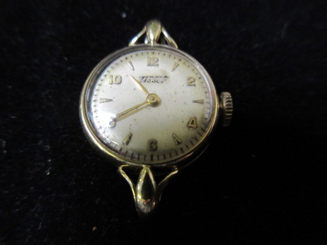 14K VINTAGE TISSOT SWISS WATCH