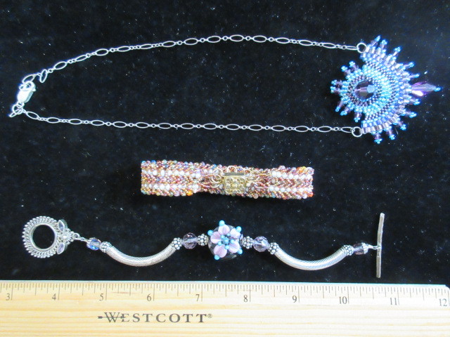 925 STERLING CRYSTAL & BEAD JEWELRY