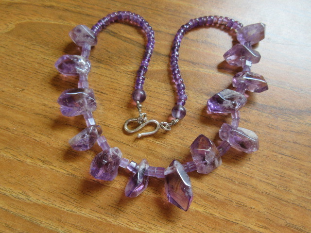 RAW AND CARVED AMETHYST JEWELRY