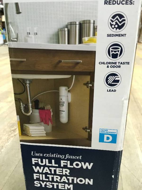 lot 6 image: GE Full Flow Water Filtration System in good conditions