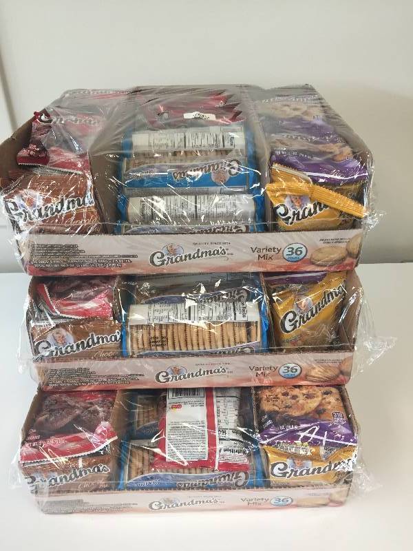 NEW LOT OF 3 Grandmas Cookies Variety Pack