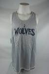 NEW Minnesota Timberwolves - Russell Athletic Black and White Reversable Practice Jersey - Size Adult Large