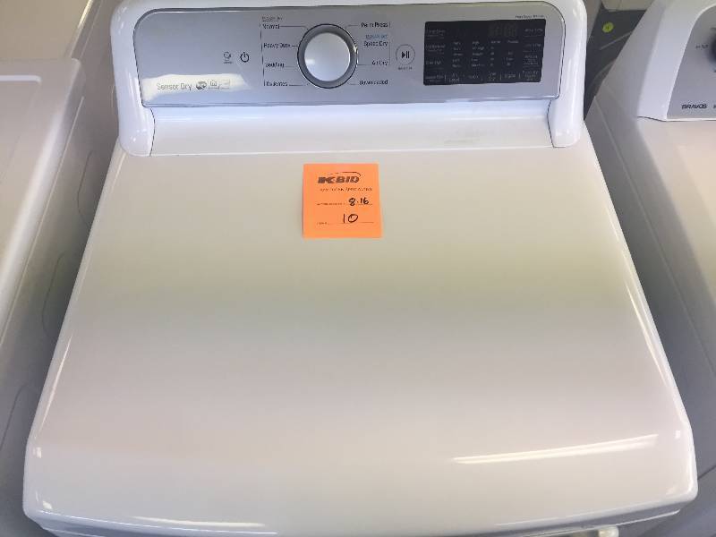 NEW SCRATCH DENT LG- 7.3 cu. ft. Smart Electric Dryer with WiFi Enabled in White-- Model#DLE7200WE