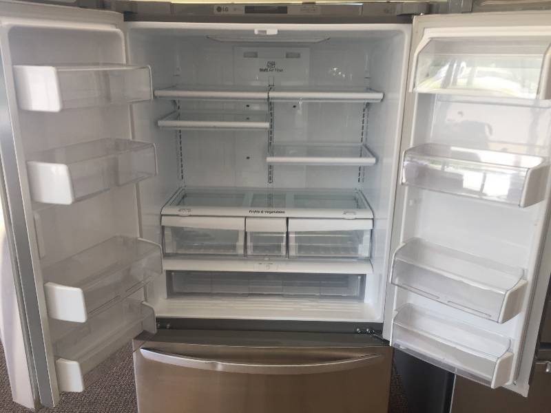 NEW ScratchDent LG, 20.9 cu. ft. French Door Refrigerator in Stainless Steel--Model# LFC21776ST