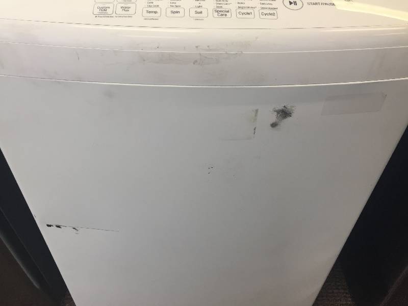 NEW ScratchDent LG- 4.5 cu. ft. High-Efficiency Top Load Washer in White-- Model# WT1501CW