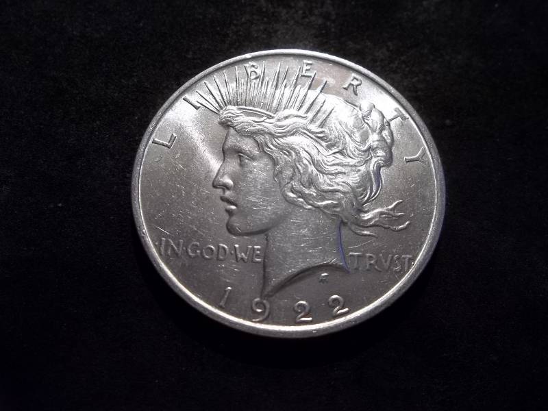 1922  Silver Peace Dollar