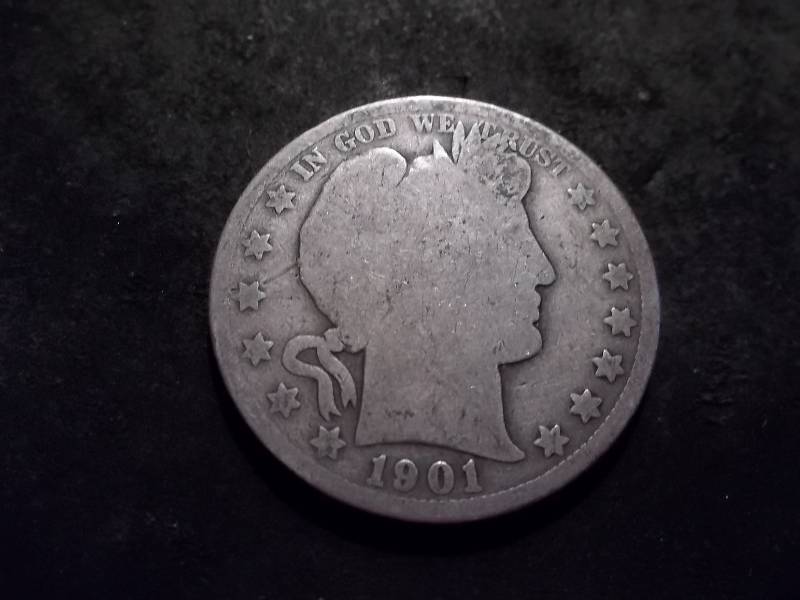 1901 Barber Half Dollar
