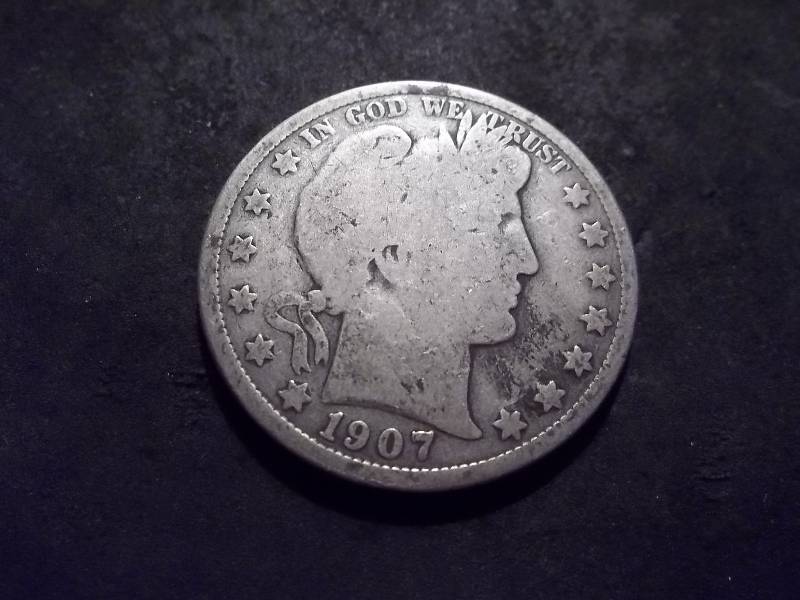 1907 O Barber Half Dollar