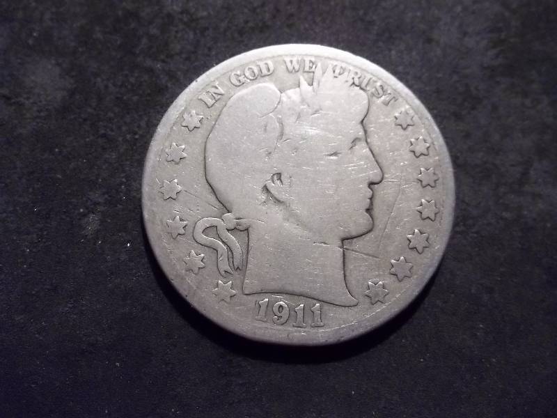 1911  Barber Half Dollar