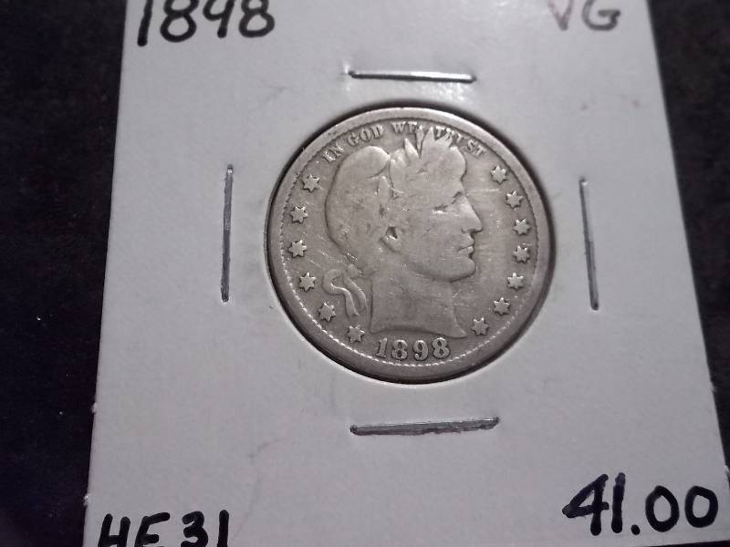 1898 Barber Quarter