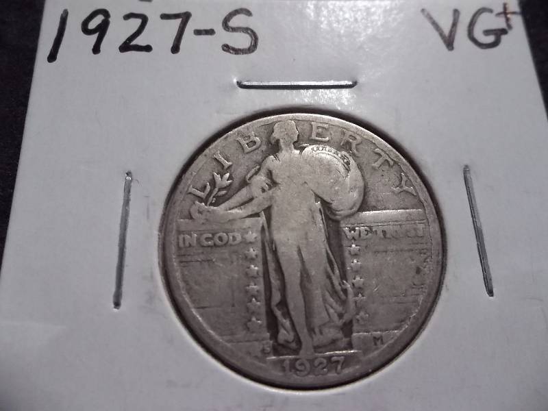 1927 S Standing Liberty Quarter