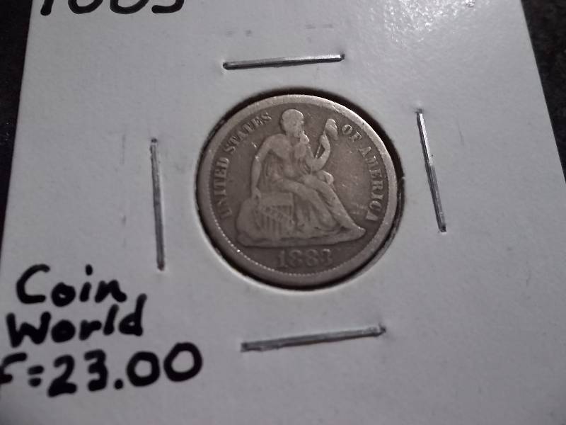 1883 Seated Liberty Dime