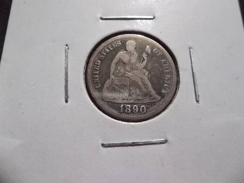 1890 Seated Liberty Dime