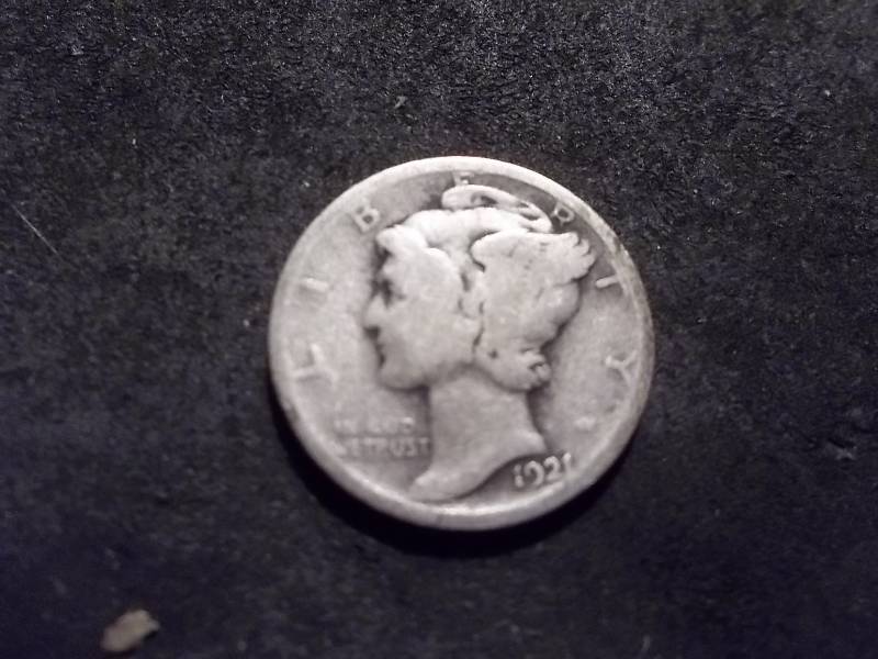 1921 Mercury Dime