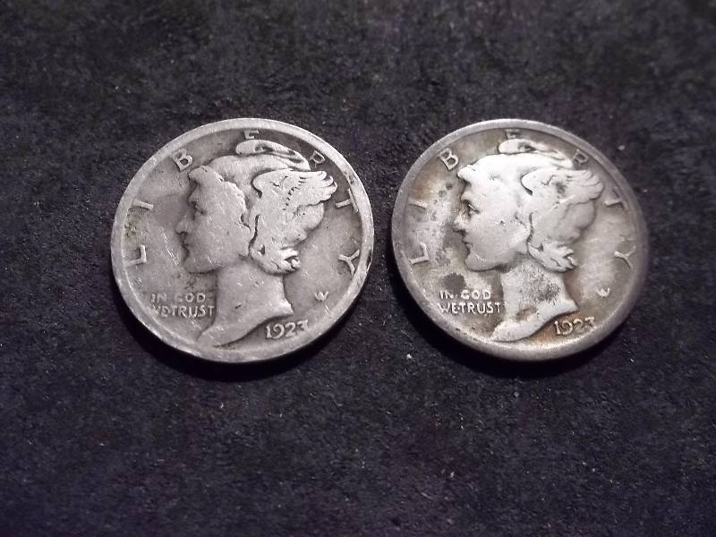 1923, 1923 S Mercury Dimes