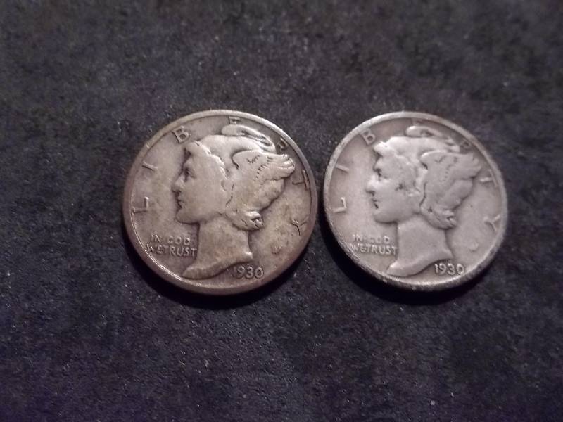 1930, 1930 S Mercury Dimes