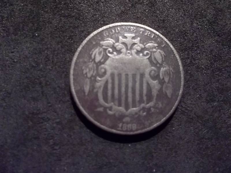 1868 Shield Nickel