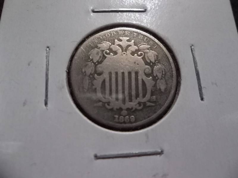 1869 Shield Nickel
