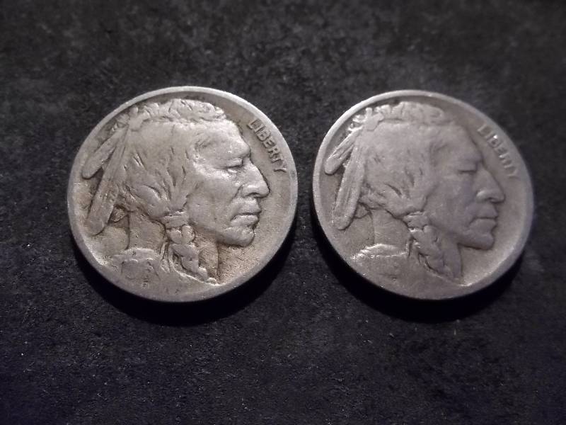 1916, 1916 D Buffalo Nickels