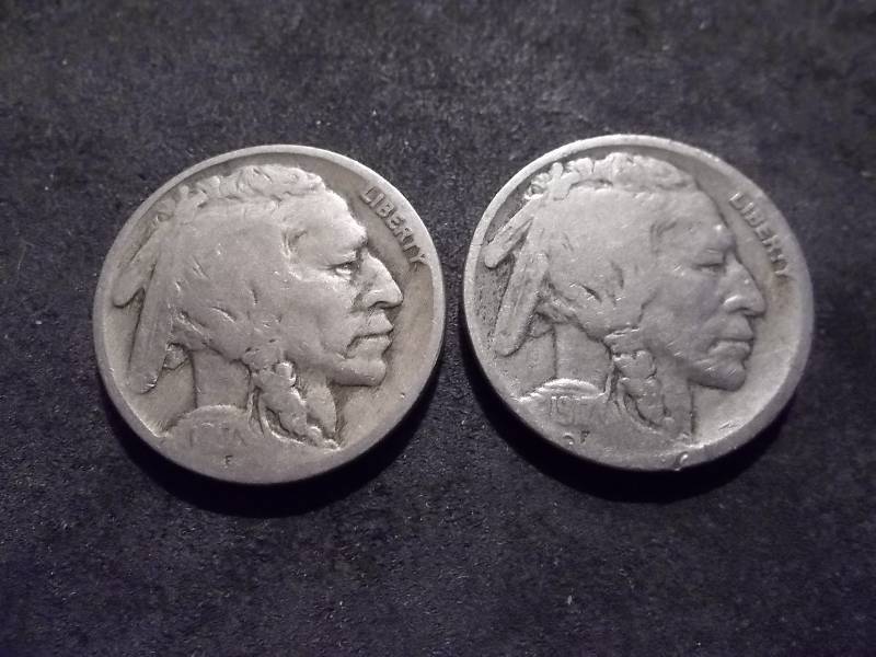 1917, 1917 D Buffalo Nickels