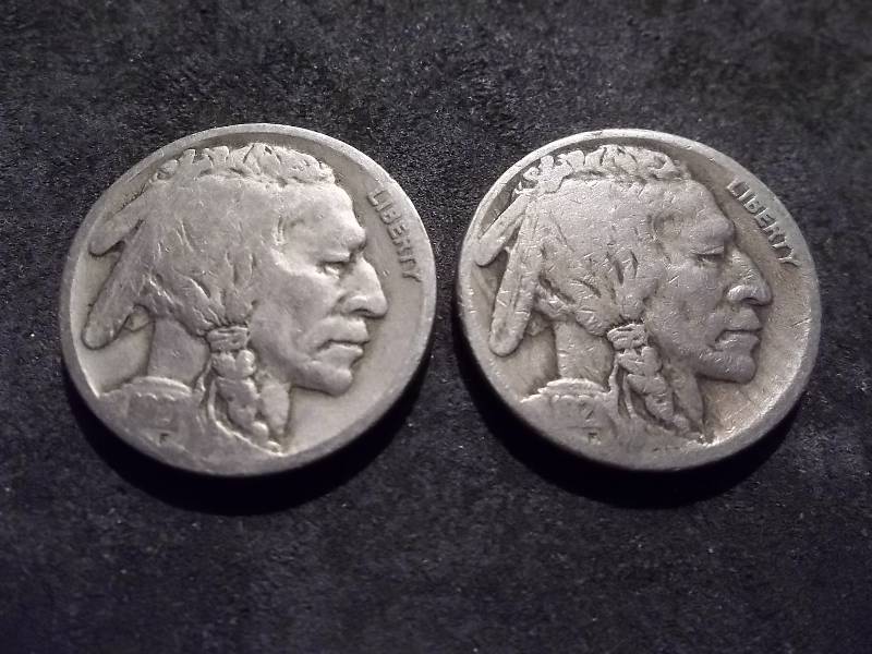1921, 1921 S Buffalo Nickels