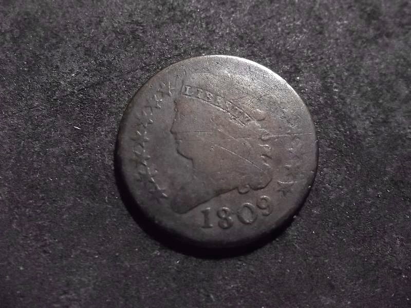 1809 Half Cent Piece