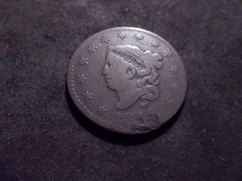 1816 Large Cent Matron Head