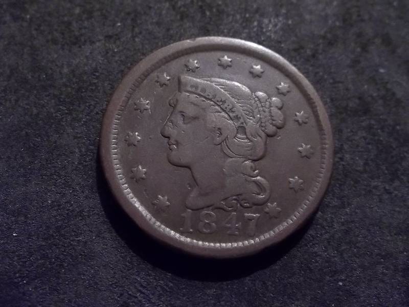 1847 Large Cent