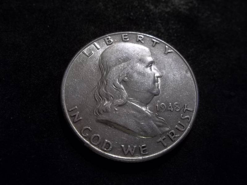 1948 D Franklin Half Dollar