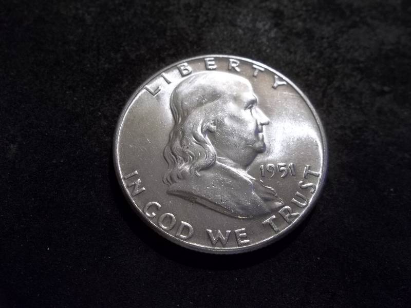 1951  Franklin Half Dollar