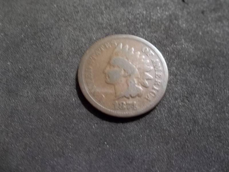 1874 Indian Head Cent