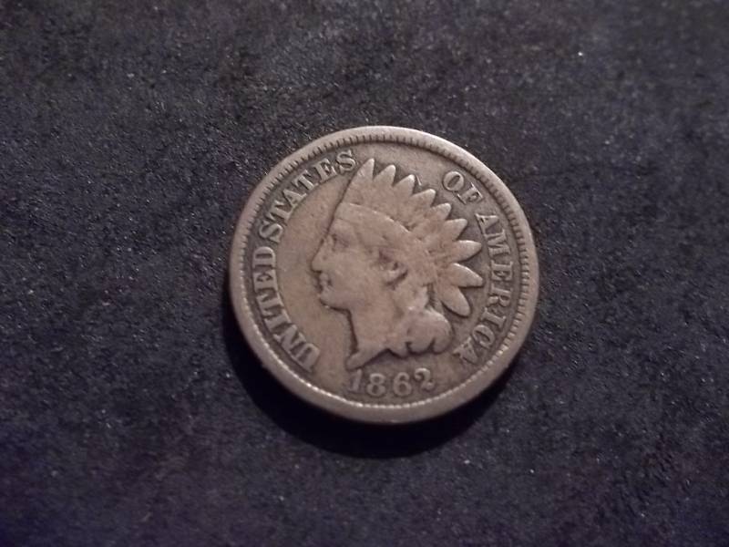 1862 Indian Head Cent