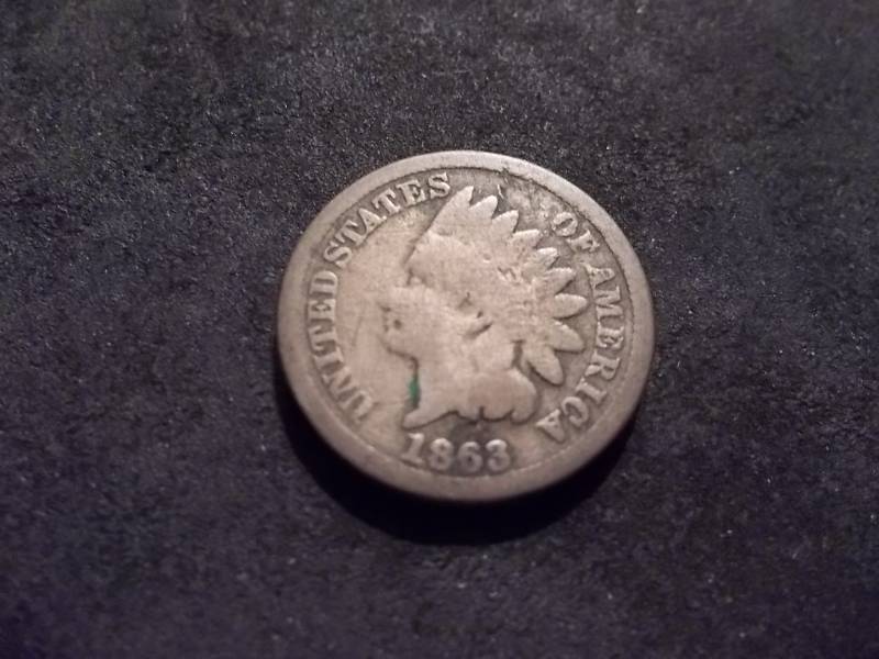 1863 Indian Head Cent