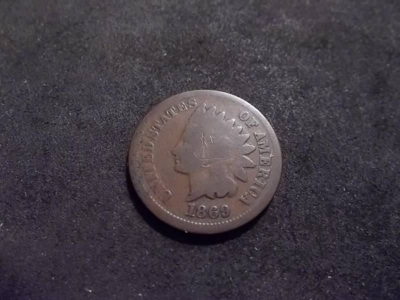 1869 Indian Head Cent
