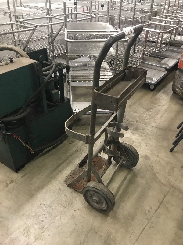 Welding bottle cart