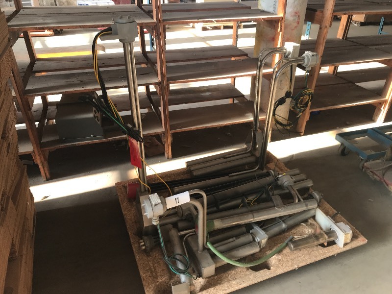 Pallet lot of stainless heaters