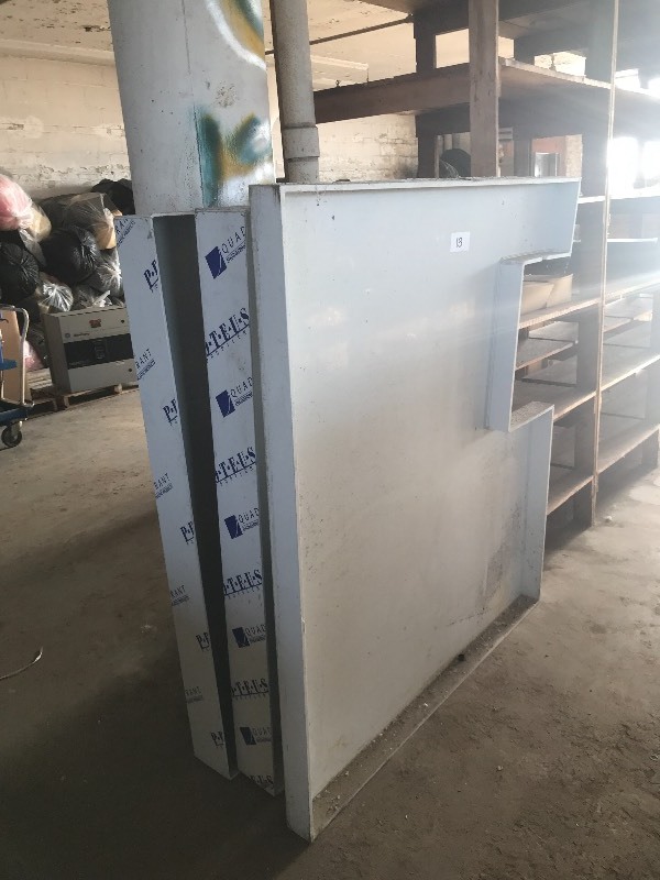 Three plastic drip trays