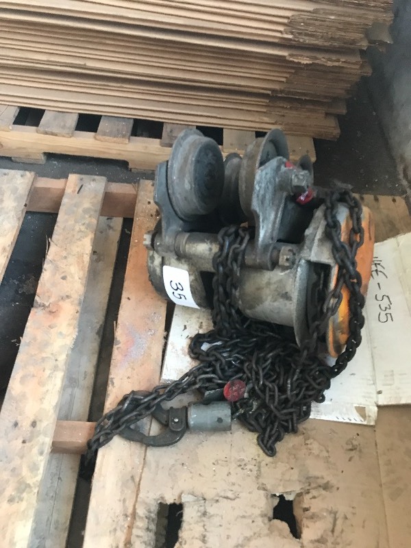 1 ton chain hoist