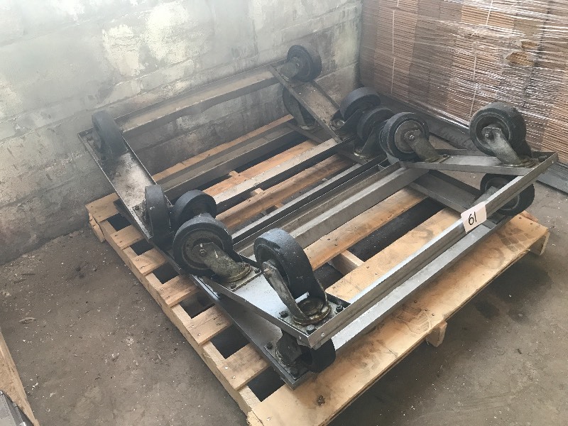 Four rectangular carts