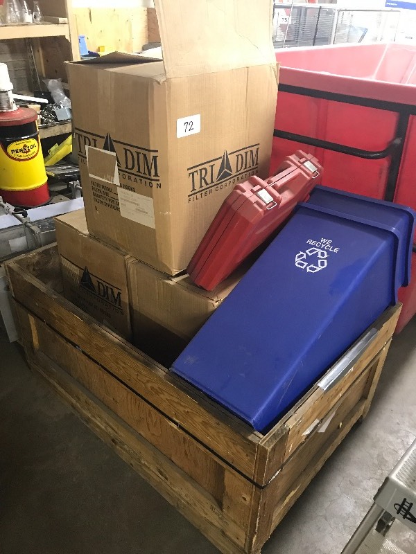 Filters and plastic containers